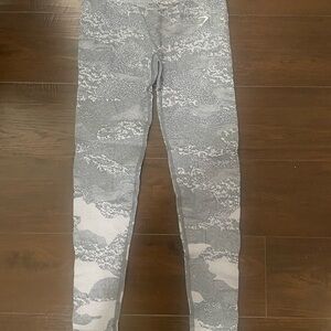 Gymshark light blue Camo Leggings